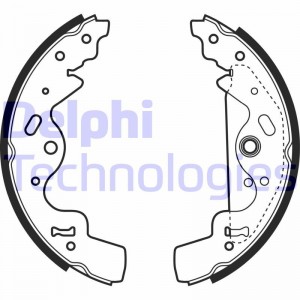 Комплект тормозных колодок LS1941 DELPHI