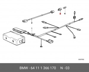 Деталь 64 11 1 366 170 BMW
