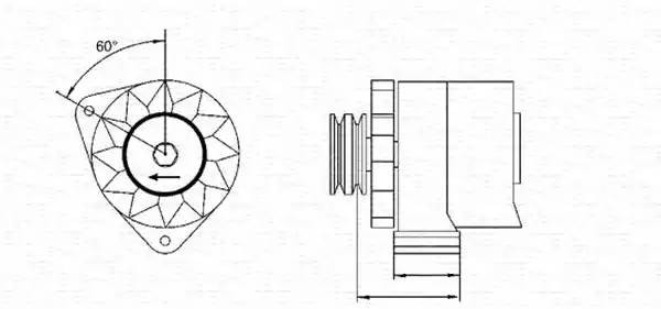 Генератор 943356827010 MAGNETI MARELLI