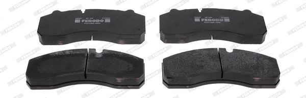 Комплект тормозных колодок, диско FCV1366 FERODO