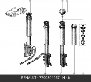 Деталь 7700804257 RENAULT
