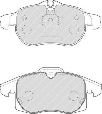 Комплект тормозных колодок, диско FSL1520 FERODO