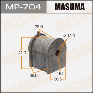 Втулка стабилизатора MP704 MASUMA