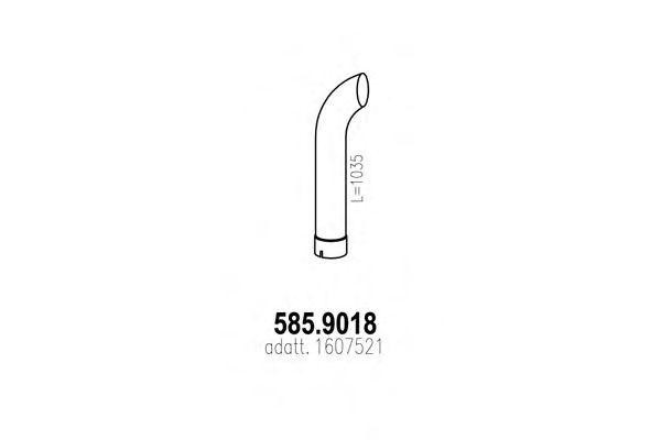 Выпускной трубопровод 5859018 ASSO