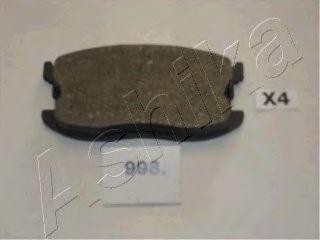 Комплект тормозных колодок, диско 5009998 ASHIKA