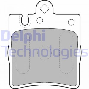 Комплект тормозных колодок, диско LP1618 DELPHI