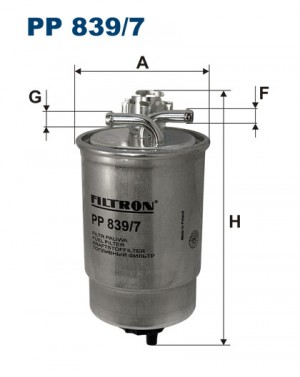 Фильтр топливный PP8397 FILTRON