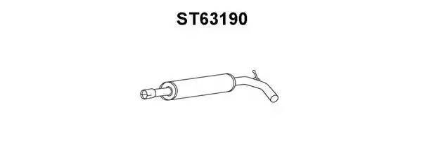 Предглушитель выхлопных газов ST63190 VENEPORTE