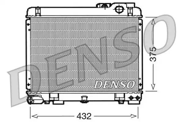 Радиатор, охлаждение двигател DRM05035 DENSO
