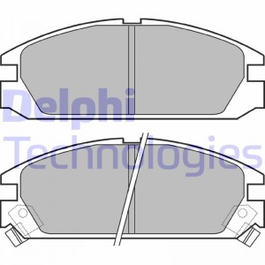 Комплект тормозных колодок, диско LP525 DELPHI