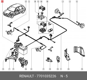 Гидроагрегат, тормозная система 7701035226 RENAULT