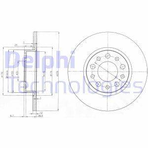 Тормозной диск BG3994 DELPHI