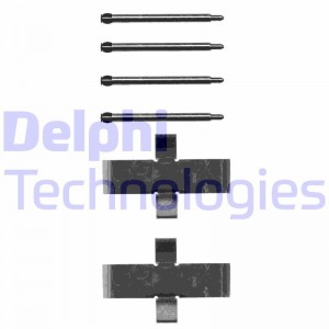 Комплектующие, колодки дискового тормоза LX0090 DELPHI