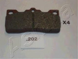 Комплект тормозных колодок, диско 51-02-202 ASHIKA