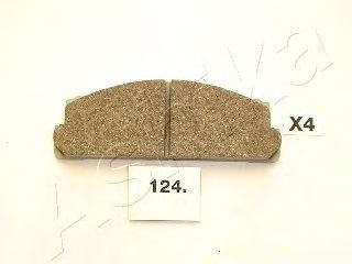 Комплект тормозных колодок, диско 50-01-124 ASHIKA