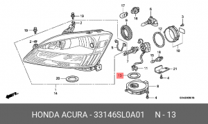 Деталь 33146SL0A01 HONDA