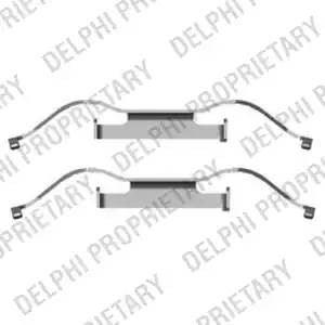 Комплектующие, колодки дискового тормоза LX0440 DELPHI