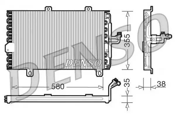 Конденсатор, кондиционер DCN09142 DENSO