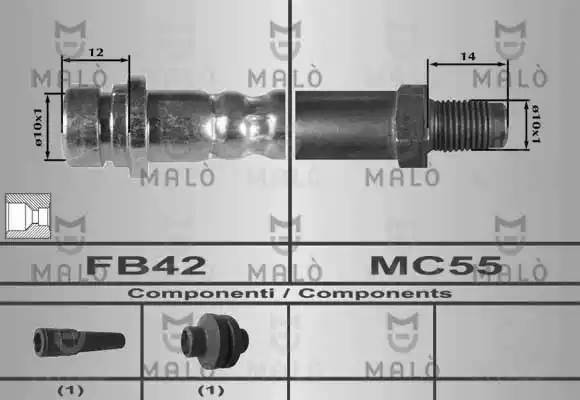 Тормозной шланг 80306 MALO