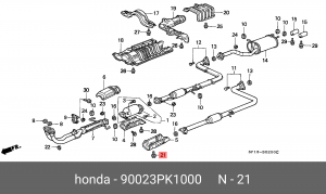 Деталь 90023PK1000 HONDA