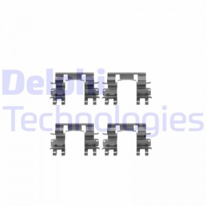 Комплектующие, колодки дискового тормоза LX0194 DELPHI