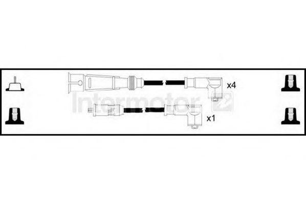 Ккомплект проводов зажигания 76062 STANDARD