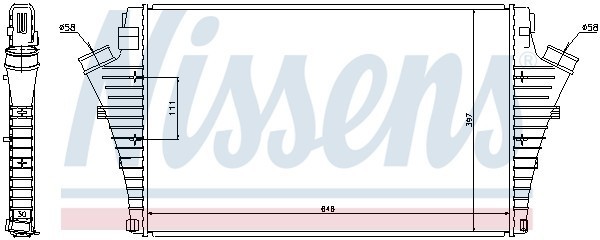 Интеркулер 96684 NISSENS