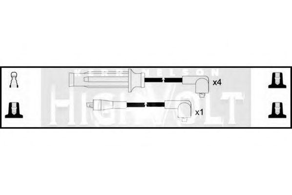 Ккомплект проводов зажигания OEF064 STANDARD