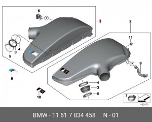 Коллектор впускной 11 61 7 834 458 BMW