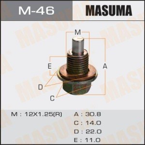 Пробка слива масла M-46 MASUMA