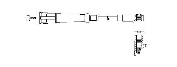 Ккомплект проводов зажигания 3A00120 BREMI