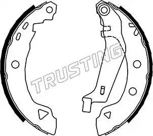 Комплект тормозных колодок 004008Y TRUSTING