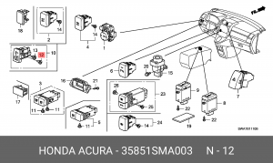 Деталь 35851SMA003 HONDA