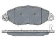 Комплект тормозных колодок, диско SP281 SCT