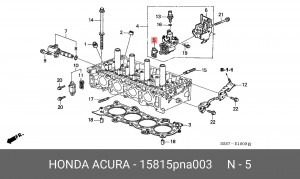 Прокладка, выпускной трубопровод 15815PNA003 HONDA
