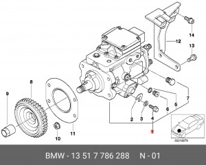 ТНВД 13 51 7 786 288 BMW