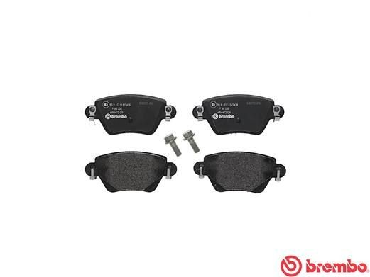 Комплект тормозных колодок, диско P68028 BREMBO