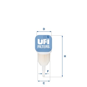 Топливный фильтр 31.009.00 UFI