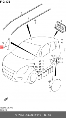 Деталь 09409-11305 SUZUKI