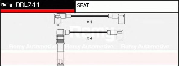 Ккомплект проводов зажигания DRL741 DELCO REMY