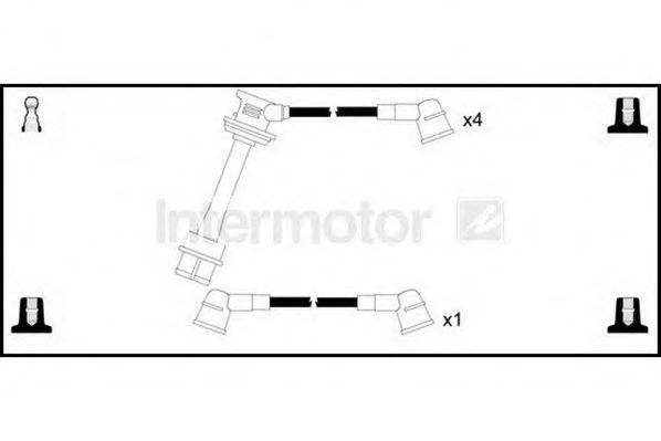 Ккомплект проводов зажигания 73413 STANDARD