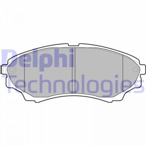 Комплект тормозных колодок, диско LP2036 DELPHI