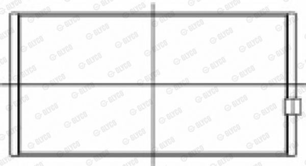 Шатунный подшипник 714239STD GLYCO