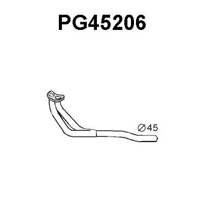 Выпускной трубопровод PG45206 VENEPORTE