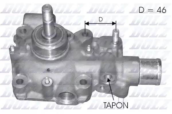 Водяной насос B121 DOLZ