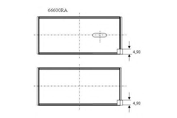 Подшипник 66600RA GLYCO