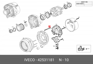 Болт 42531181 IVECO