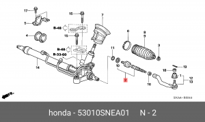 Тяга рулевая 53010-SNE-A01 HONDA