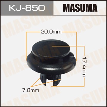 Клипса крепежная KJ850 MASUMA