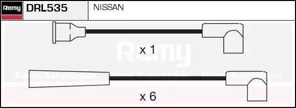 Ккомплект проводов зажигания DRL535 DELCO REMY